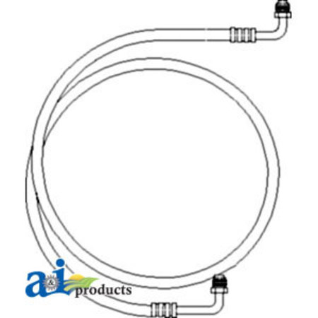 A & I PRODUCTS Line, Rec/Drier Outlet Line 14" x14" x2" A-131249A2